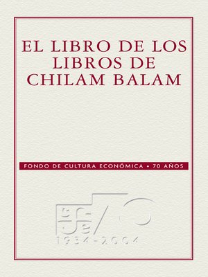 cover image of El libro de los libros del Chilam-Balam